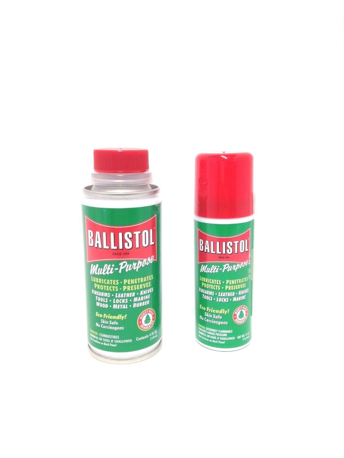 Ballistol Multi Purpose Oil-Lubricant Gun Cleaner-4oz Non-Aerosol & 1.5ozAerosol