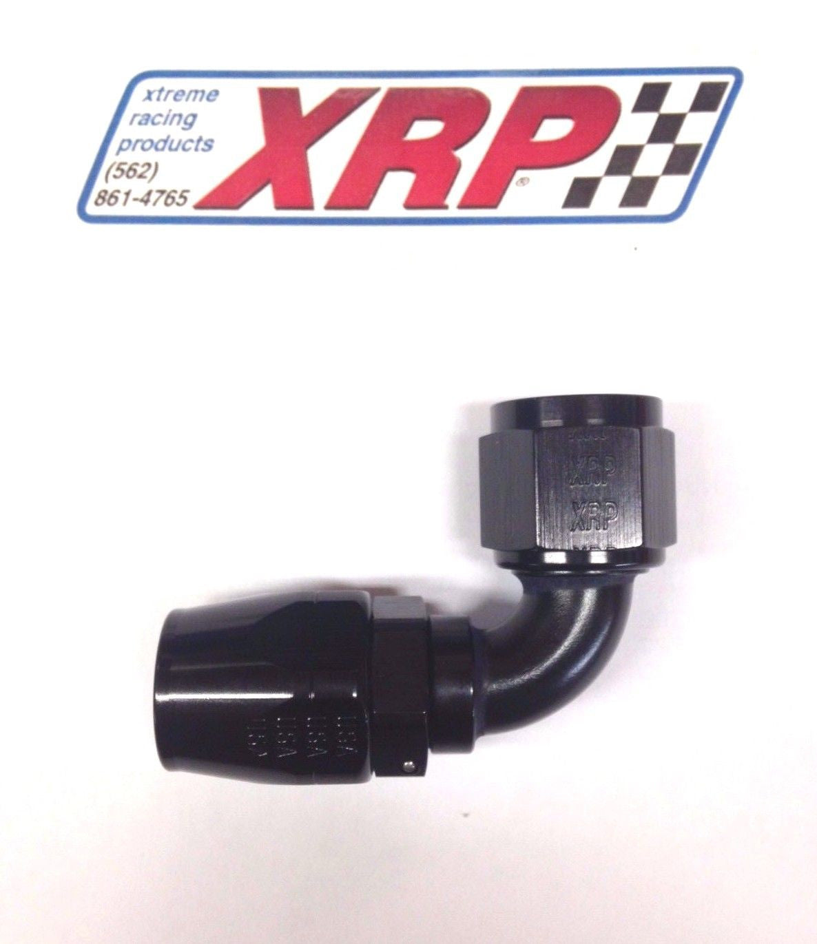 XRP 209016BB Hose End - 90 Degree - 16 AN Hose to 16 AN Female - Double Swivel