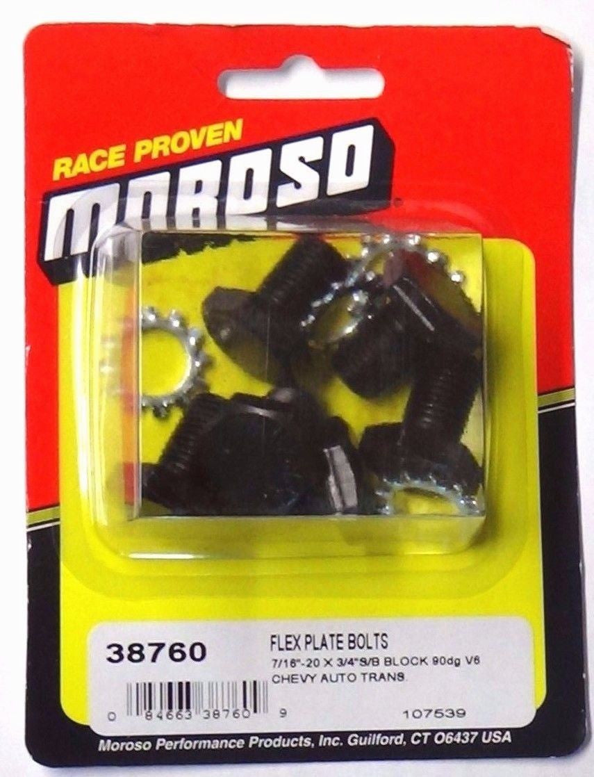 Moroso 38760 Flywheel/Flex Plate Bolts (SBC/BBC/90? V6 Chevy