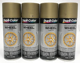 Duplicolor HWP111 - 4 Pack Wheel Coating Spray Paint Gold - 12 oz