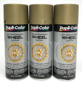 Duplicolor HWP111 - 3 Pack Wheel Coating Spray Paint Gold - 12 oz