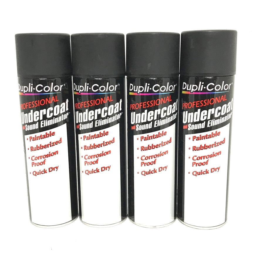 Duplicolor UC102-4 Pack Rubberized Undercoat and Sound Eliminator - 17 oz Aerosol can