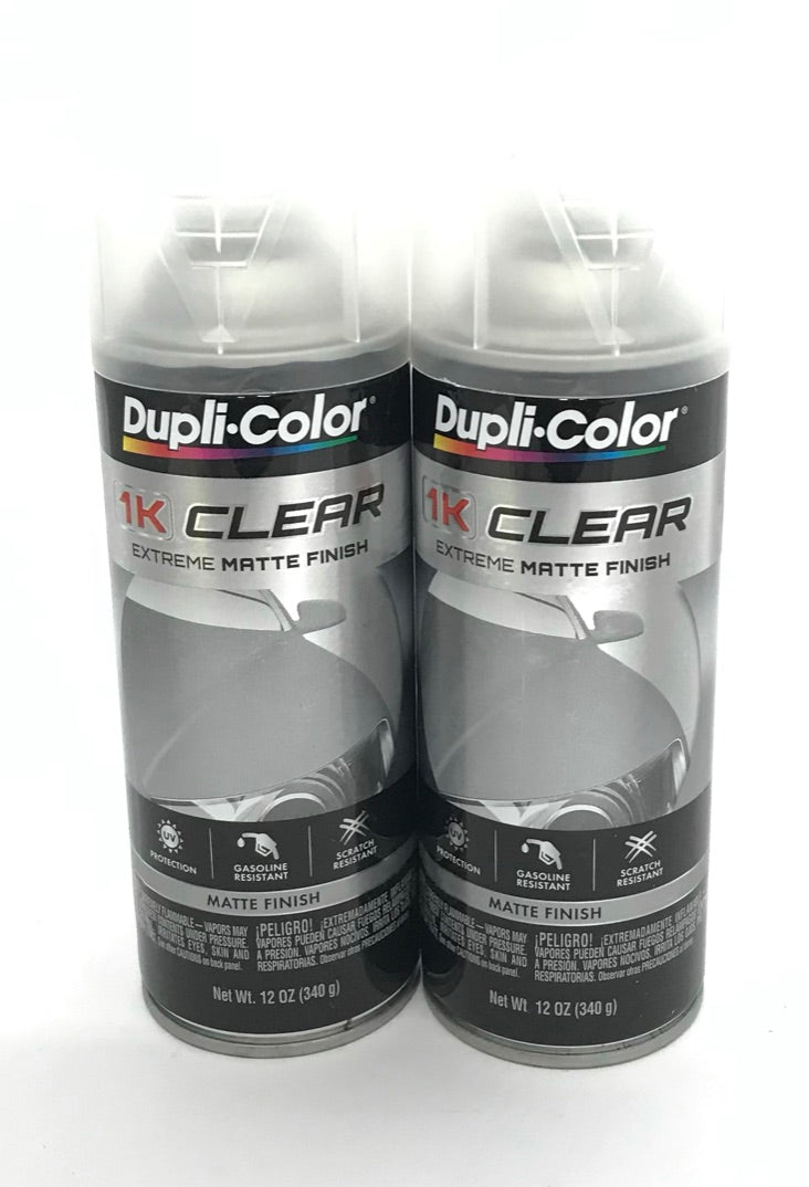 Dupli-Color 1KCM-2PACK Clear Coat Matte Finish - 12 oz Aerosol Can