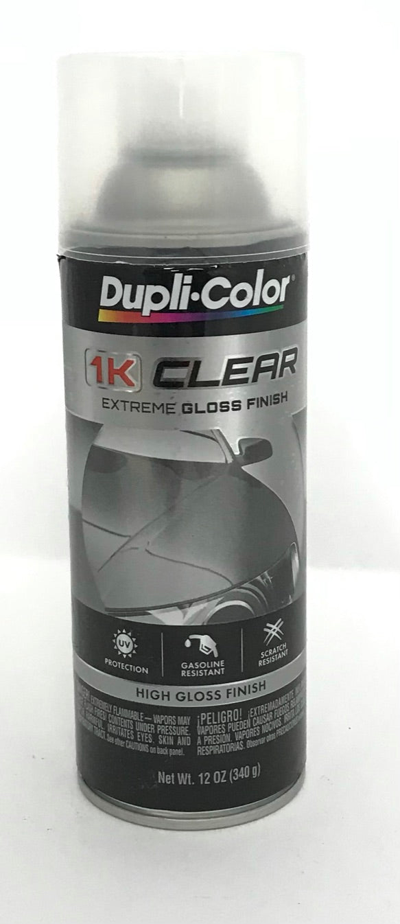 Dupli-Color 1KCG Clear Coat High Gloss Finish - 12 oz Aerosol Can