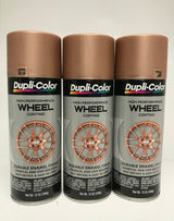 Duplicolor HWP109 - 3 Pack Wheel Coating Spray Paint Rose Gold - 12 oz