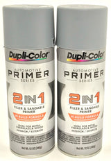 Duplicolor DAP1700-2 Pack 2-IN-1 Hi-Build Filler & Sandable Primer - 12 oz Aerosol can