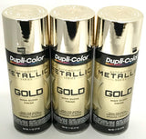 Duplicolor GS100-3 Pack Gold Metallic Spray - 11 oz Aerosol Can