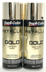 Duplicolor GS100-2 Pack Gold Metallic Spray - 11 oz Aerosol Can