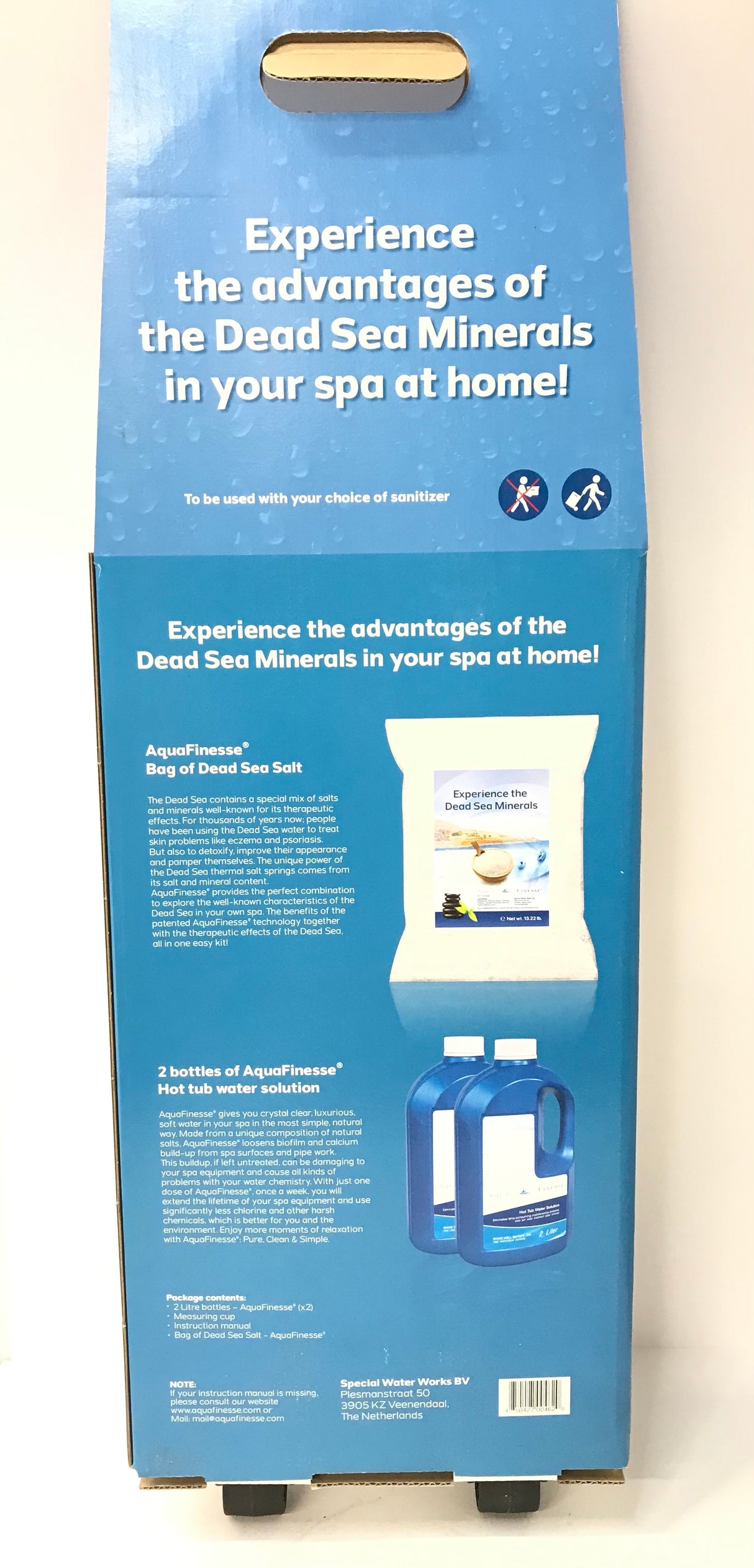 AquaFinesse Dead Sea Experience Kit - All-Purpose - Spa treatment - 3-5 Month Kit - Hot Tub and Spa Care