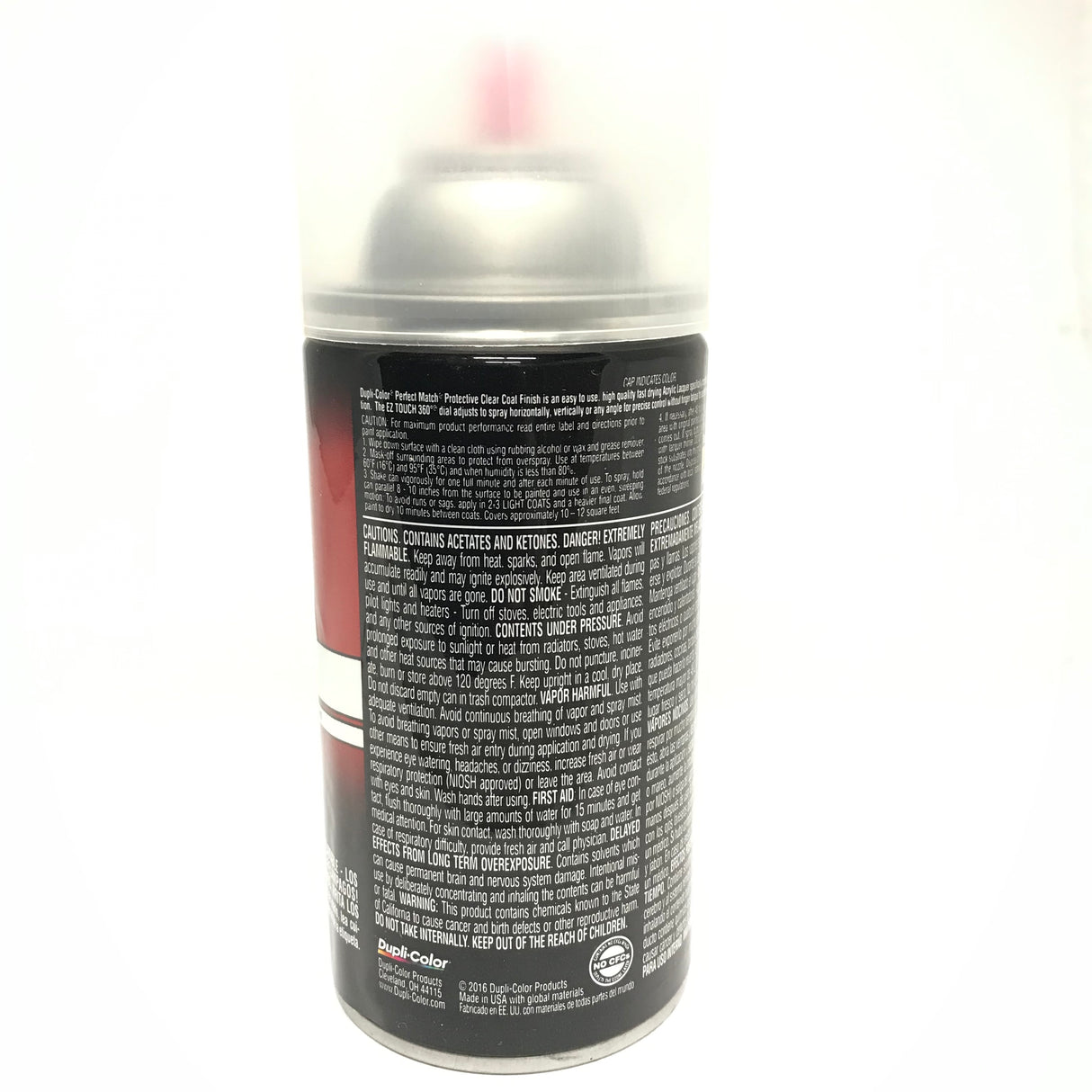 Duplicolor BCL0125-2 PACK Perfect Match Protective CLEAR Top Coat Finish - 8 oz