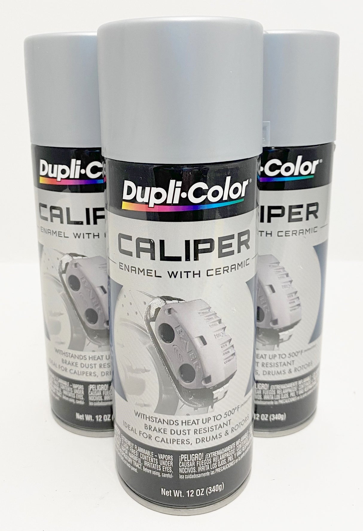 Duplicolor BCP103 - 3 Pack Caliper Spray Paint with Ceramic - 12 oz