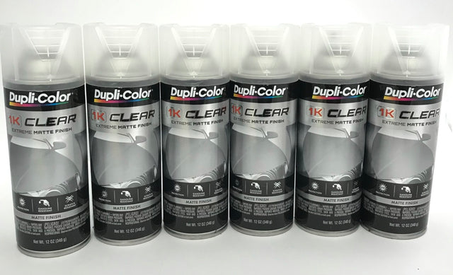 Dupli-Color 1KCM-2PACK Clear Coat Matte Finish - 12 oz Aerosol Can