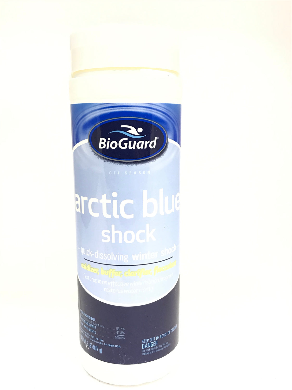 BioGuard-24298 Arctic Blue Quick Dissolving Winter Shock - Oxidizer - 2lb