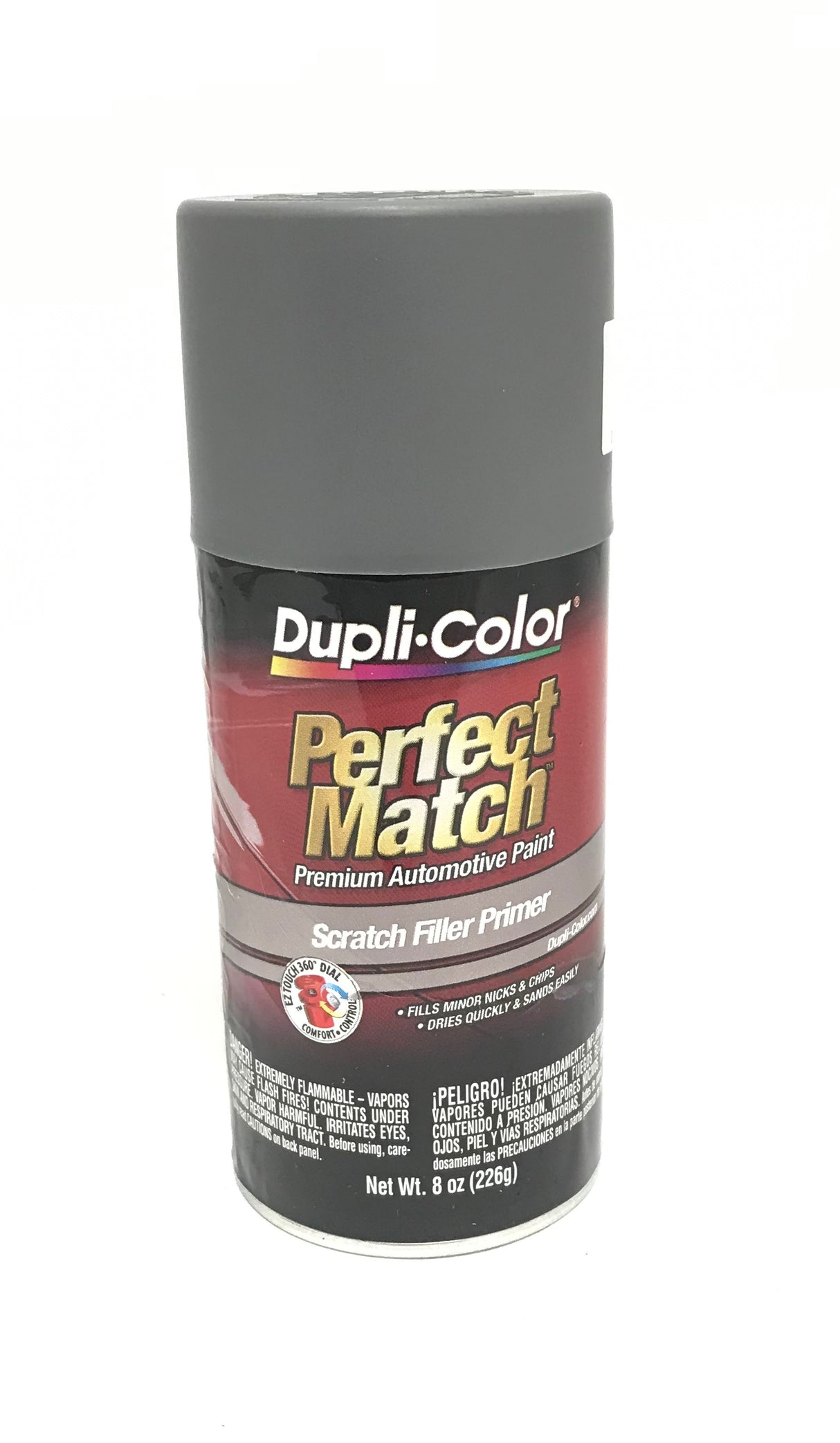 Duplicolor BPR0031 Perfect Match SCRATCH FILLER PRIMER GRAY - 8oz