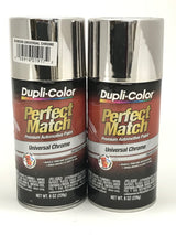 Duplicolor BUN0200-2 PACK Perfect Match Universal Chrome Automotive Paint - 8oz