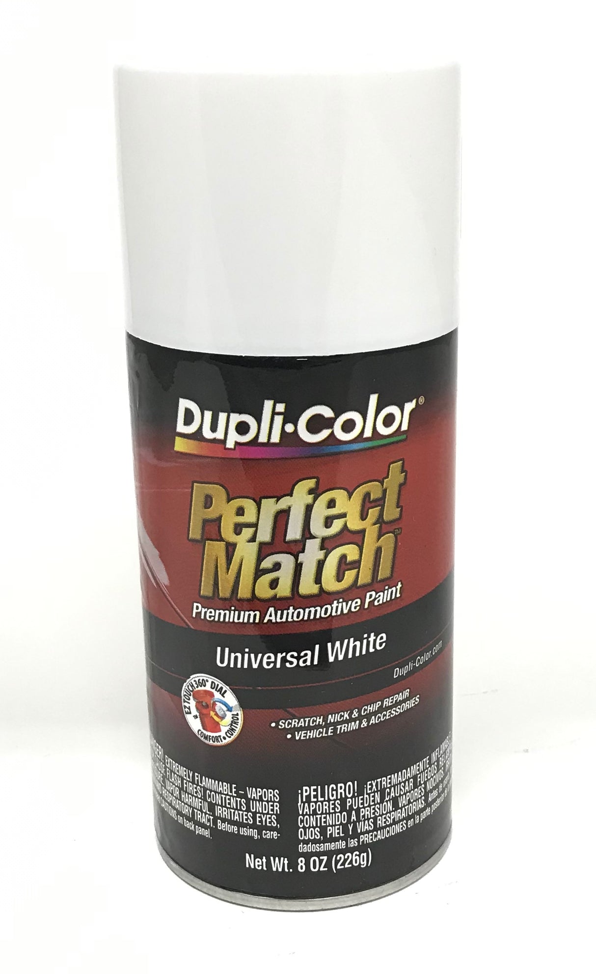 Duplicolor BUN0300 Perfect Match Universal White Automotive Paint - 8oz