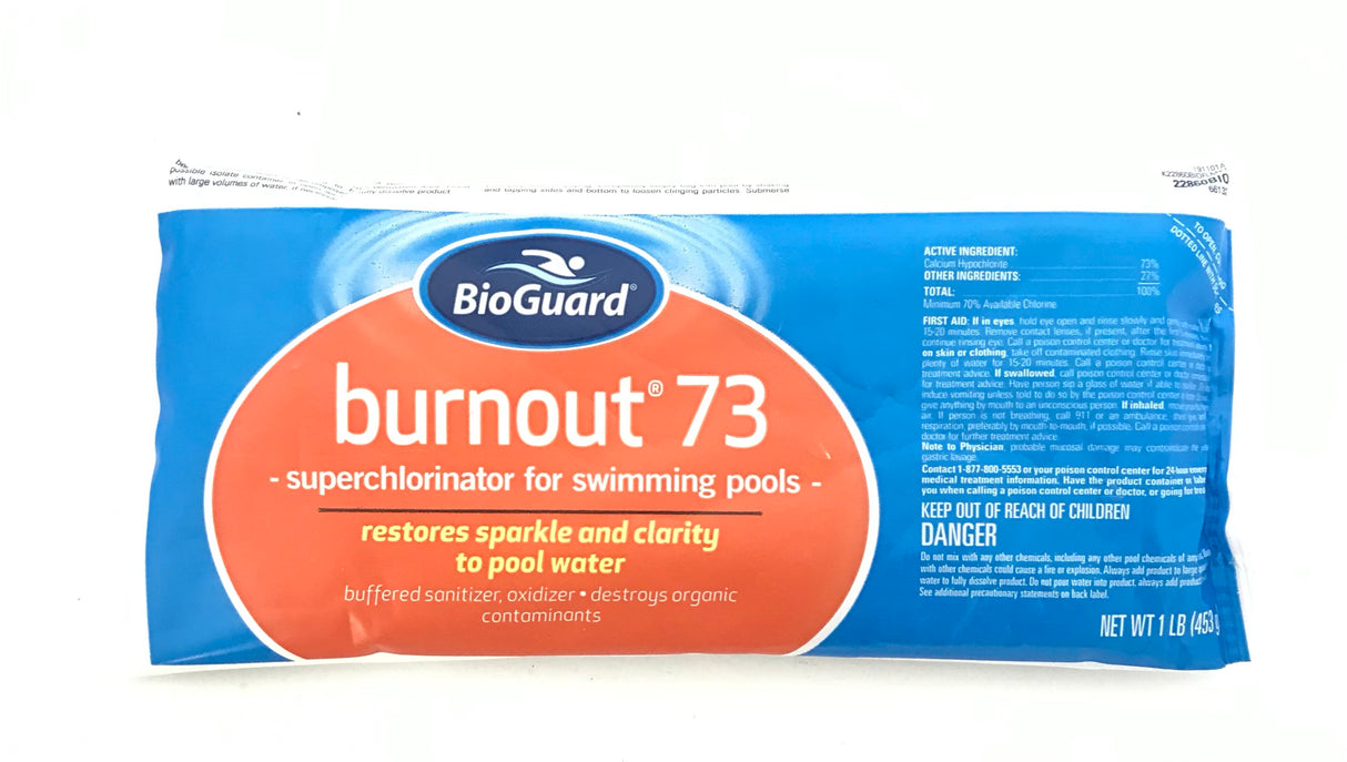 BioGuard 22860 BURNOUT 73 Superchlorinator for swimming pools - sanitize - 1 lb