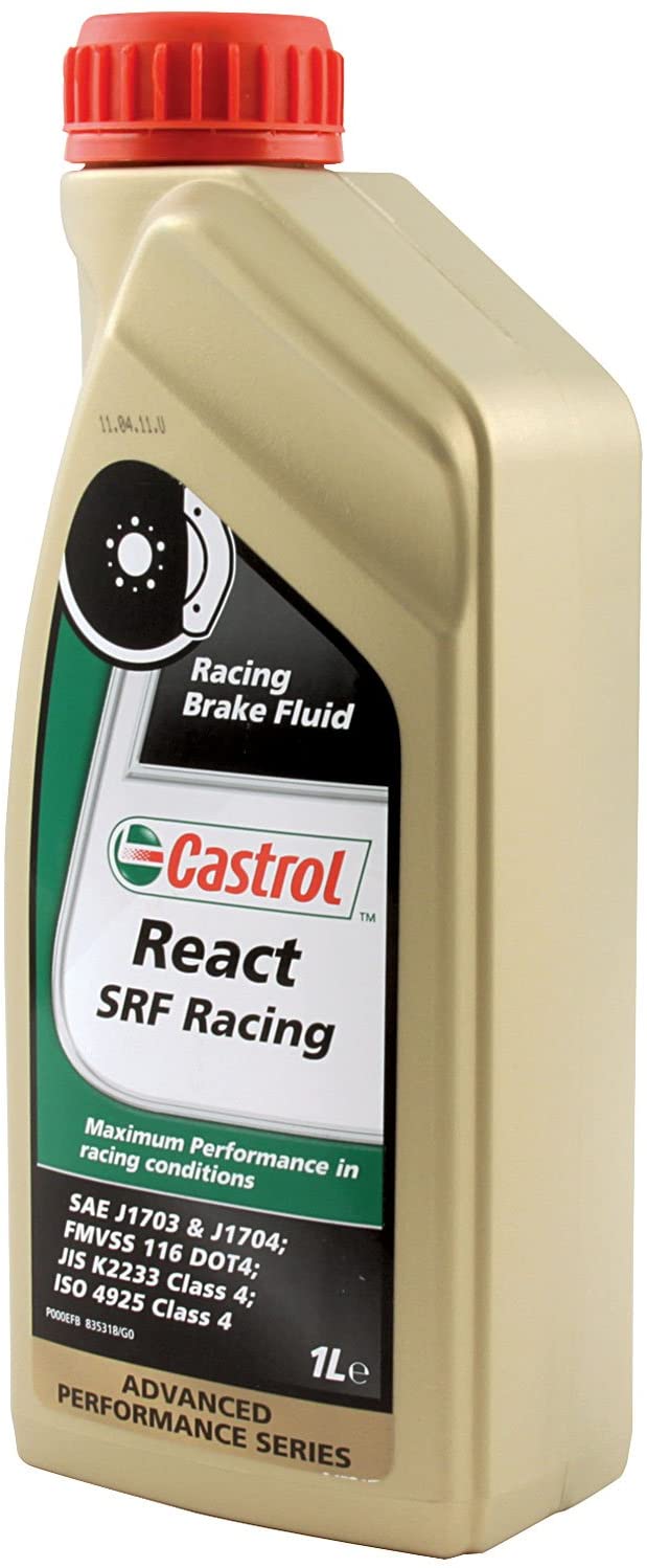 Castrol React SRF React Racing Brake Fluid - Advanced Performance Series - 1 liter