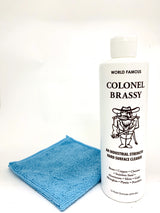 Colonel Brassy - Hard Surface Cleaner/Polish - 2 PACK 16oz + 2 microfiber cloth