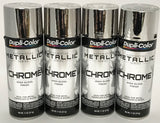 Duplicolor CS101-4 Pack Automotive Metallic Chrome Coating High Gloss Finish - 11 oz Can