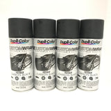Duplicolor CWRC794 - 4 Pack Custom Wrap Removable Paint Carbon Black Matte - 11 oz