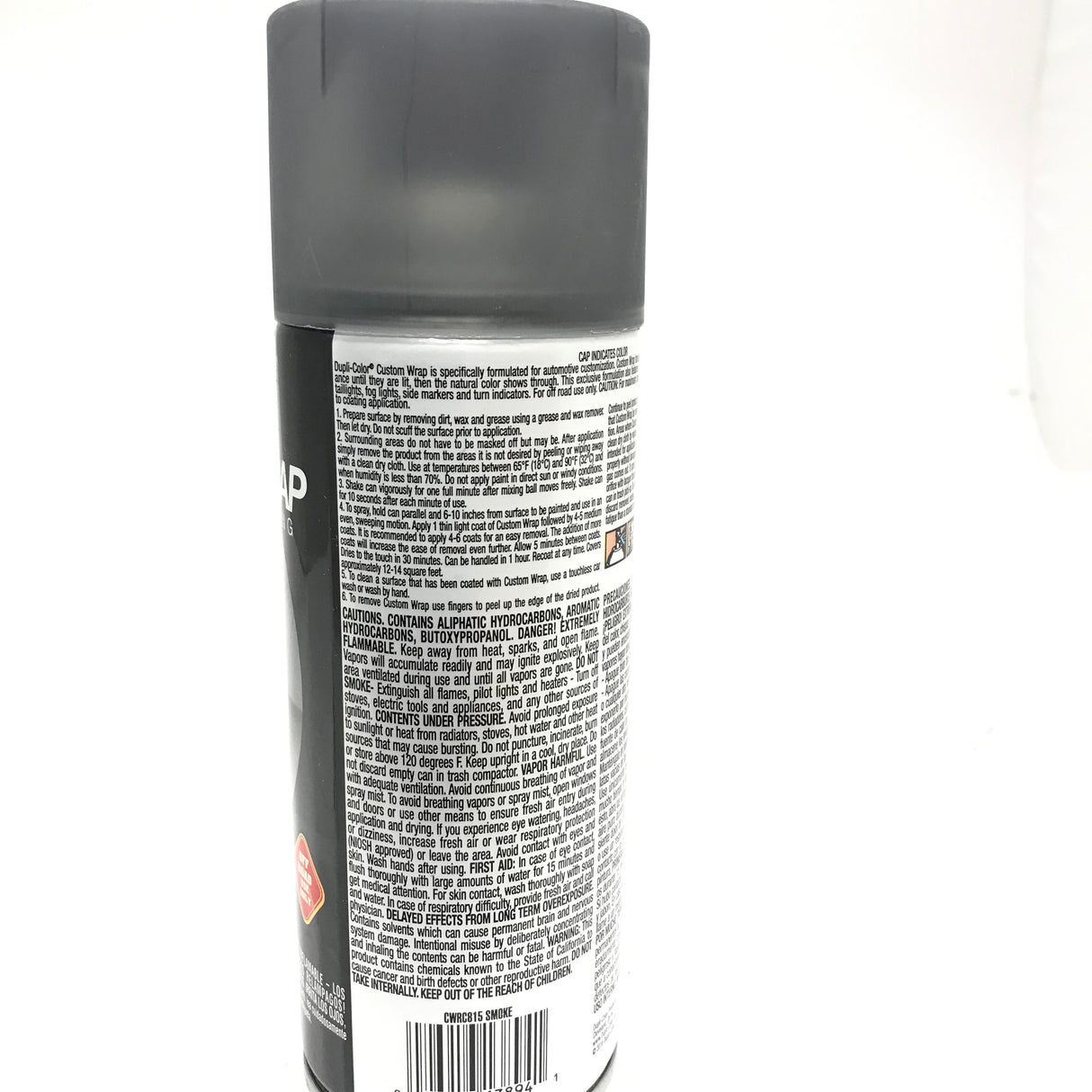 Duplicolor CWRC815 - 4 Pack Custom Wrap Removable Paint Smoke Lens Tint - 11 oz