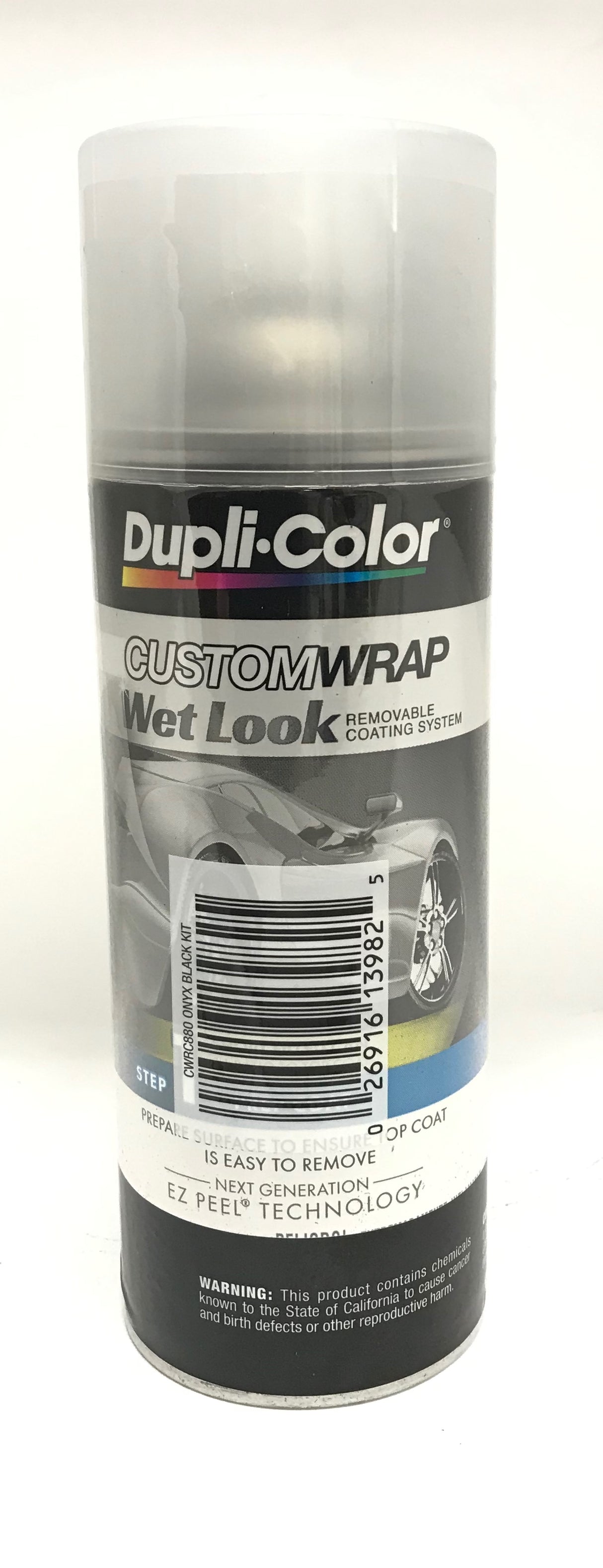 Duplicolor CWRC880 & 887 - 3 Pack Wet Look Custom Wrap Kit Onyx Black and Prep Coat - 11oz