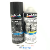 Duplicolor CWRC880 & 887 - 3 Pack Wet Look Custom Wrap Kit Onyx Black and Prep Coat - 11oz