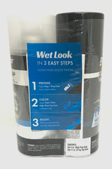 Duplicolor CWRC880 & 887 Wet Look Custom Wrap Kit Onyx Black and Prep Coat - 11oz
