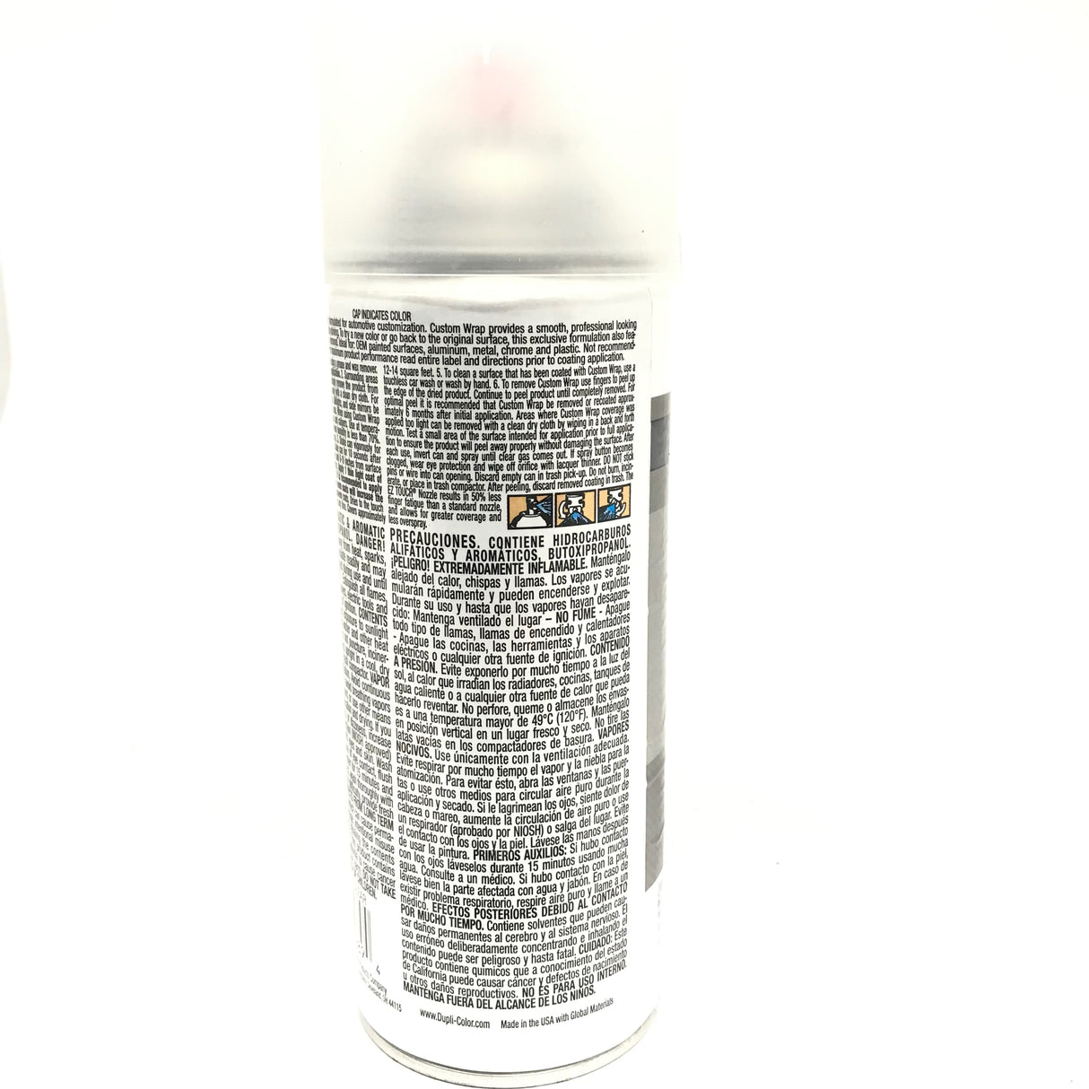 Duplicolor CWRC900 Custom Wrap Removable Paint Matte Clear - 11oz