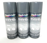 Duplicolor DA1612 Machinery Gray Acrylic Enamel Multi-Purpose Coating - 12 oz Aerosol - 3 PACK