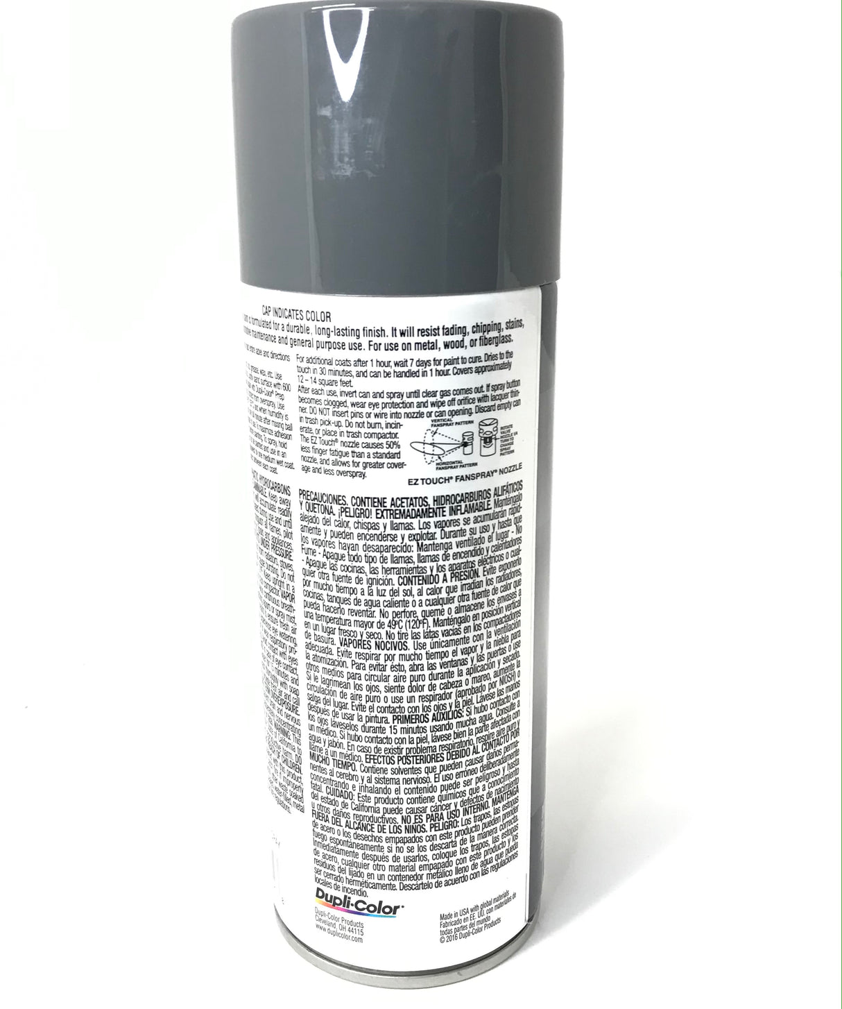 Dupli-Color DA1612 - 6 Pack Machinery Gray Acrylic Enamel Multi-Purpose Coating - 12 oz. ea.