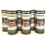 Duplicolor DE1602 - 6 Pack Engine Enamel Paint with Ceramic Universal White - 12 oz
