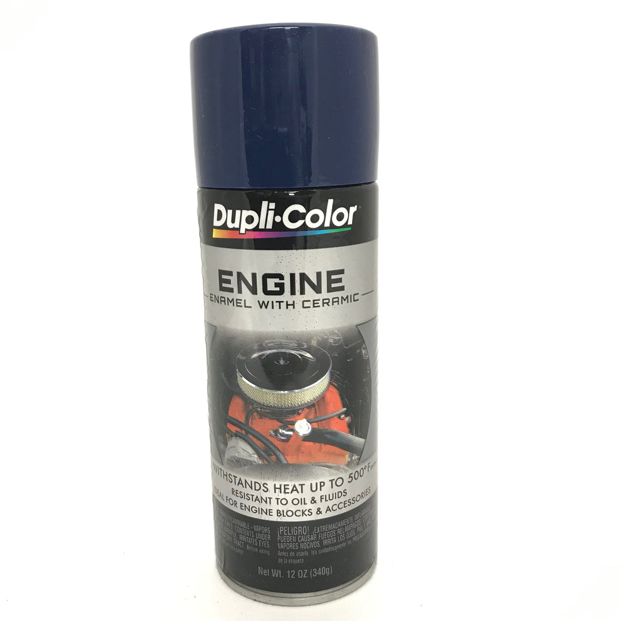 Duplicolor DE1606 Engine Enamel Paint with Ceramic Ford Dark Blue - 12 oz