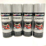 Duplicolor DE1615-4 Pack Engine Enamel Paint with Ceramic, Aluminum Color -12 oz