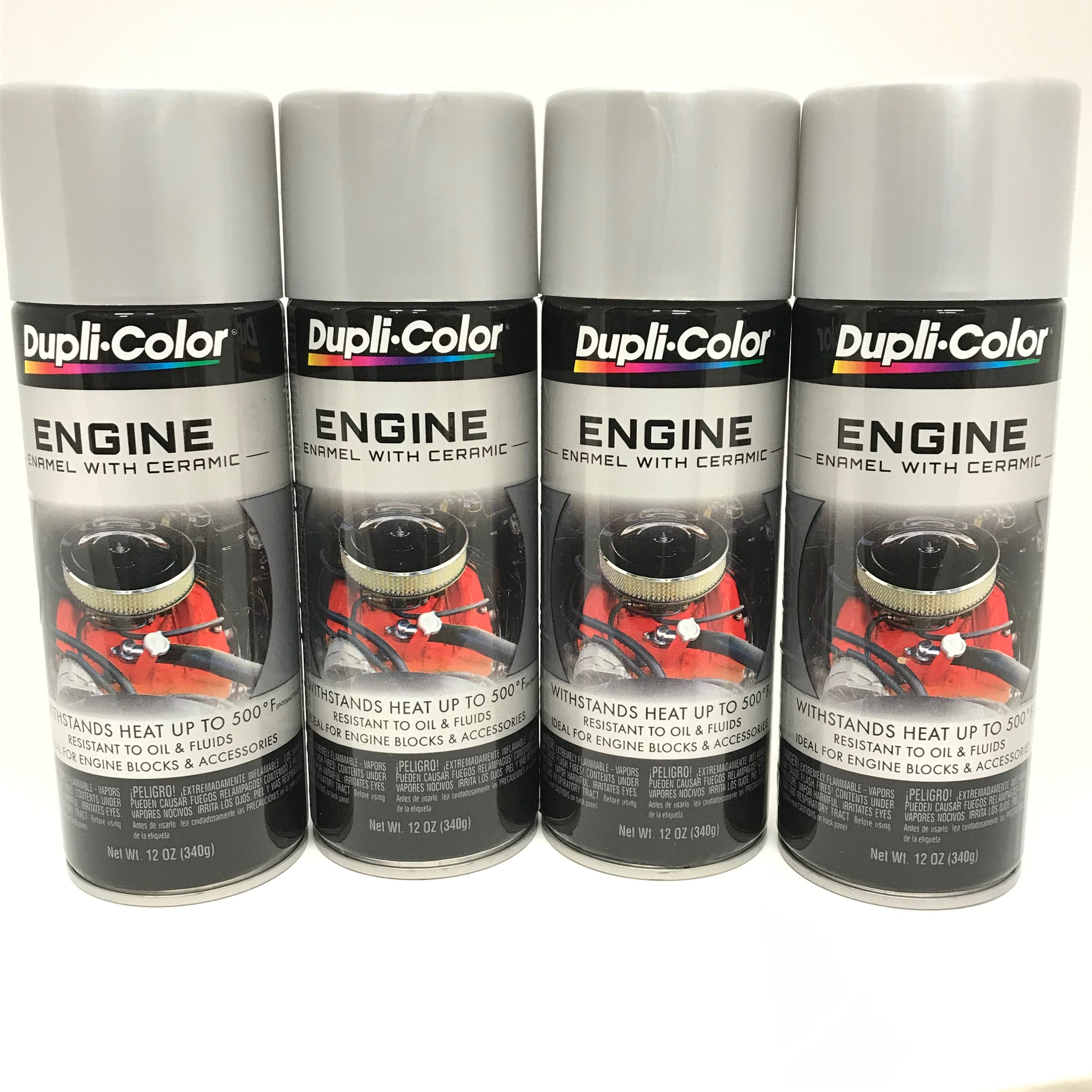 Duplicolor DE16154 Pack Engine Enamel Paint with Ceramic, Aluminum Co