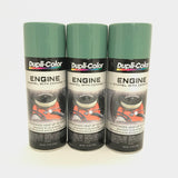 Duplicolor DE1618-3 Pack Engine Enamel with Ceramic Detroit Diesel Alpine Green - 12 oz