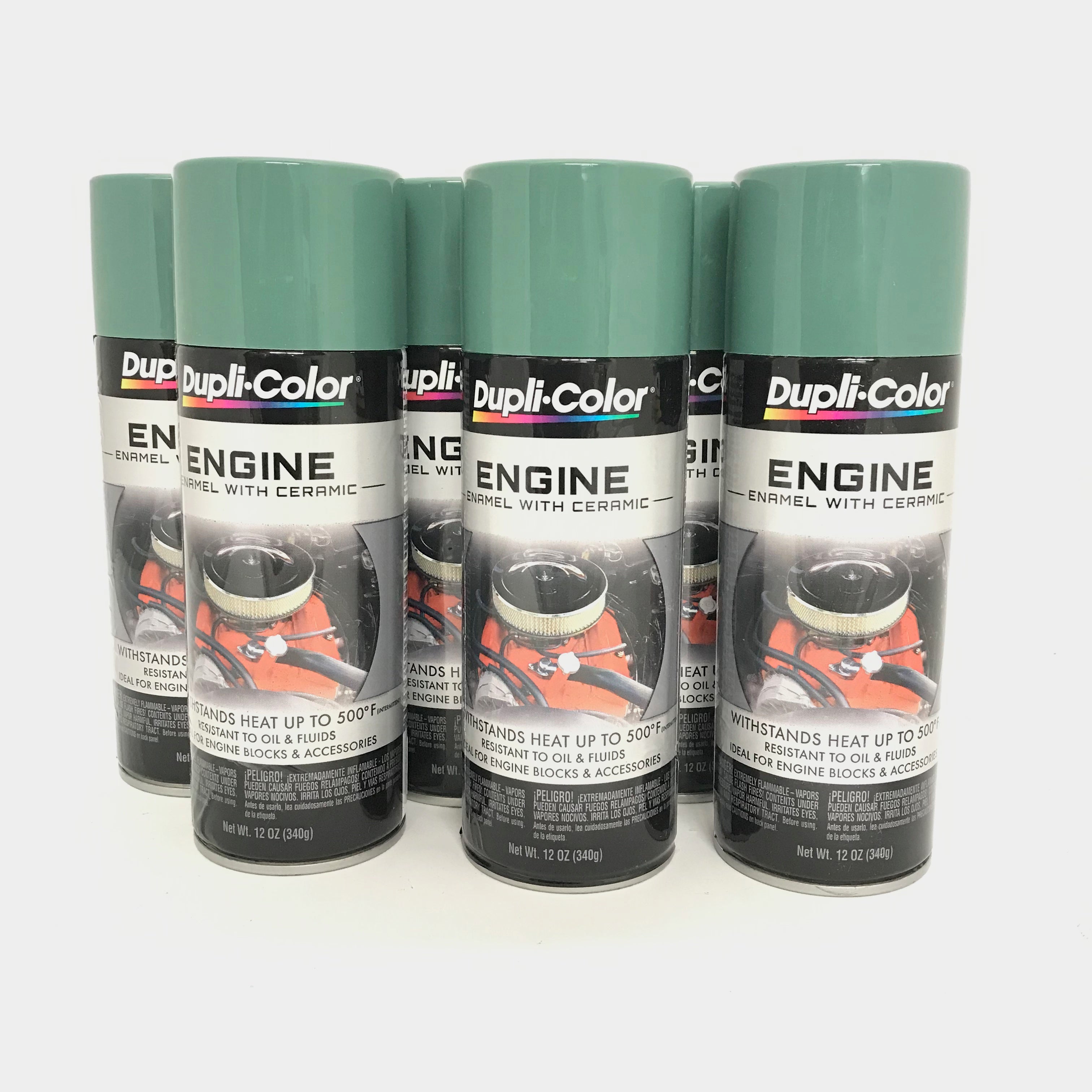 Duplicolor DE1618-6 Pack Engine Enamel with Ceramic Detroit Diesel