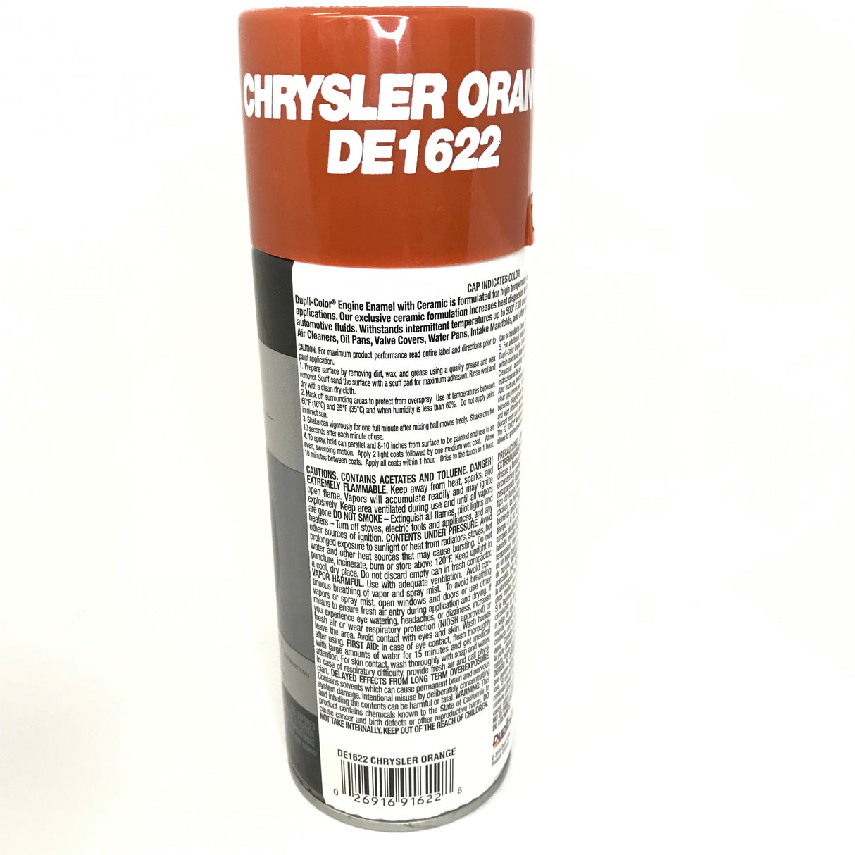 Duplicolor DE1622-4 PACK CHRYSLER ORANGE Engine Enamel Paint with Ceramic - 12 oz Aerosol
