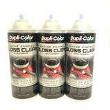 Duplicolor DE1636-3 PACK Engine Enamel with Ceramic Gloss Clear color - 12 oz Aerosol Can