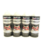 Duplicolor DE1636-4 PACK Engine Enamel with Ceramic Gloss Clear color - 12 oz Aerosol Can