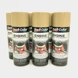Duplicolor DE1638-6 PACK Engine Enamel Paint w/ Ceramic, CUMMINS BEIGE - 12 oz