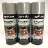 Duplicolor DE1650-3 PACK Cast Coat Aluminum Engine Enamel Paint w/ Ceramic 12oz