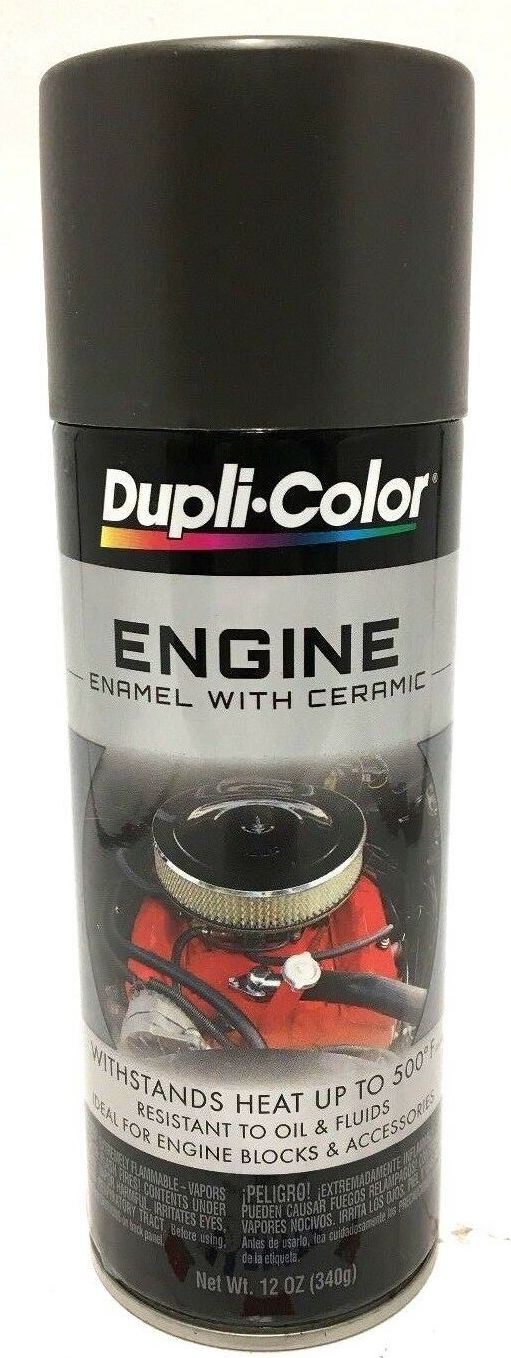 Duplicolor DE1651 Engine Enamel with Ceramic Cast Coat Iron Color - 12 oz