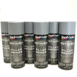 Duplicolor DPP104-6 PACK Gray Filler Primer, Fast-Drying, Sandable -12oz Aerosol