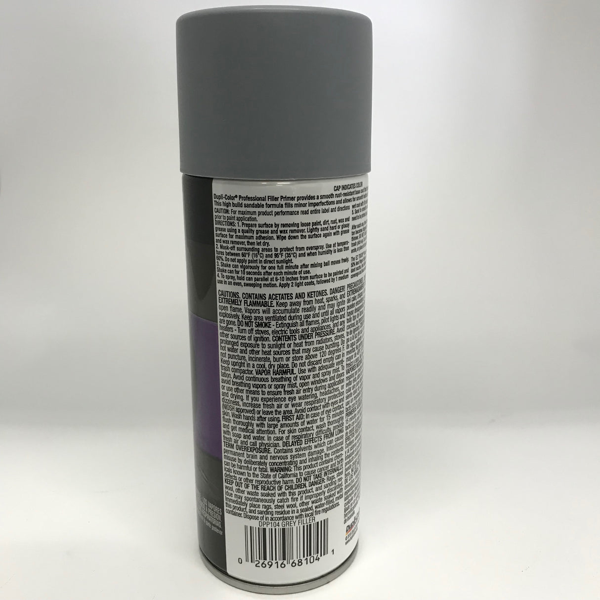 Duplicolor DPP104-2 PACK Gray Filler Primer, Fast-Drying, Sandable -12oz Aerosol