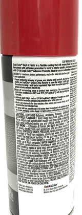 Duplicolor HVP100 - 6 Pack Vinyl & Fabric Spray Paint Red - 11 oz