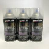 Duplicolor EFX100 - 3 Pack Clear Effex Paint, Color Changing Glitter Effect - 7oz