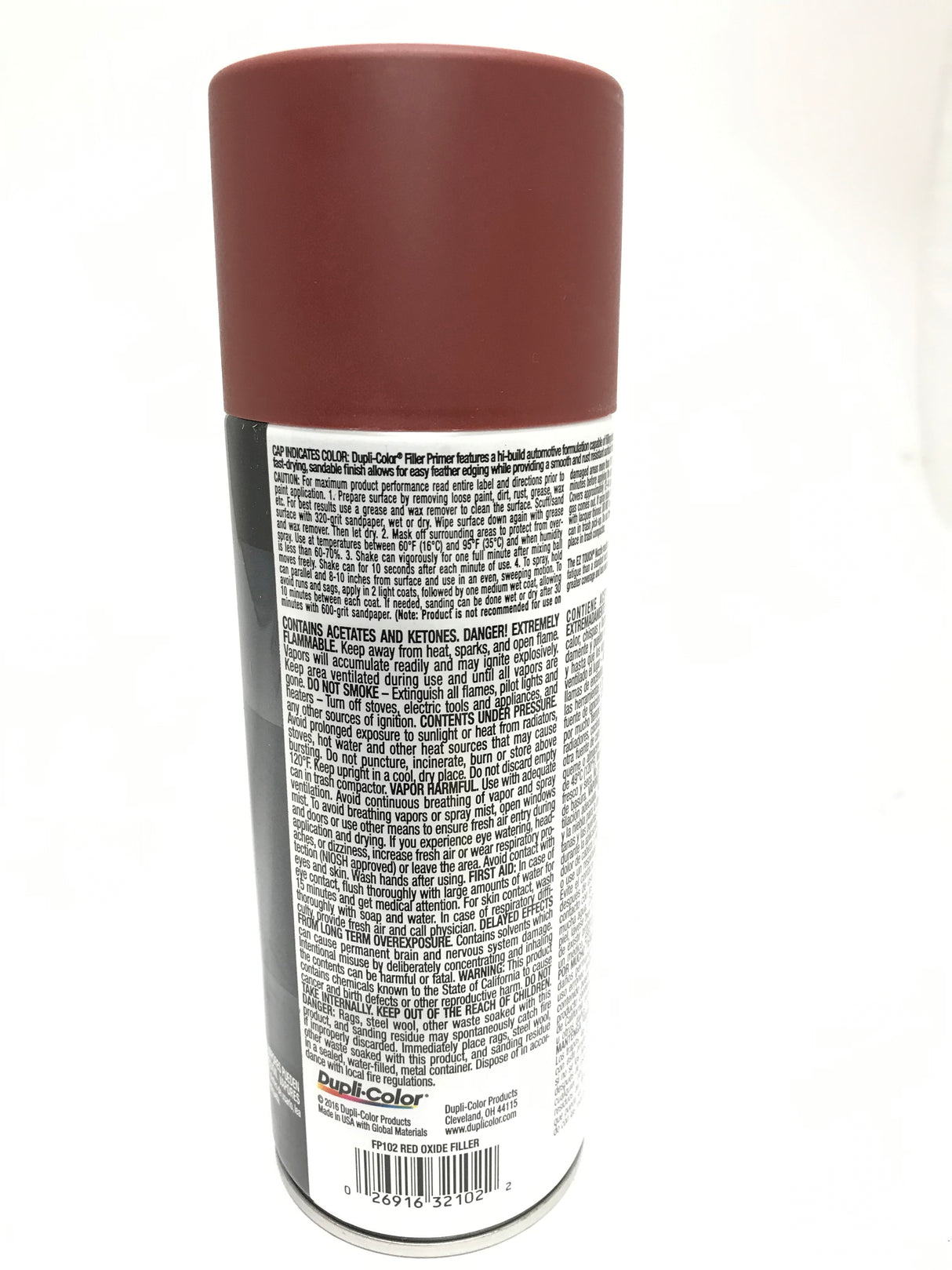 Duplicolor FP102-6 Pack Red Filler Primer - 11 oz Aerosol Can