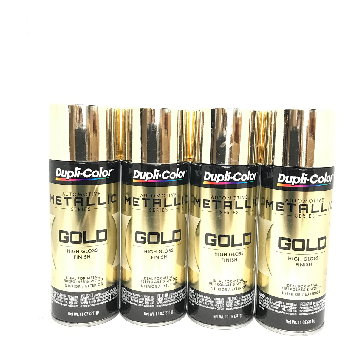 Duplicolor GS100-4 PACK Gold Metallic Spray - 11 oz Aerosol Can – Heintz  Sales